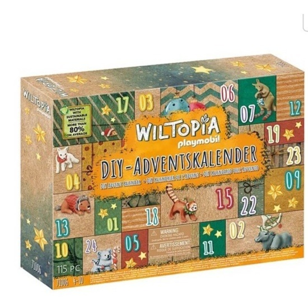 (b41/5)Playmobil 71006 Wiltopia DIY Advent Calendar : Animals Around the World